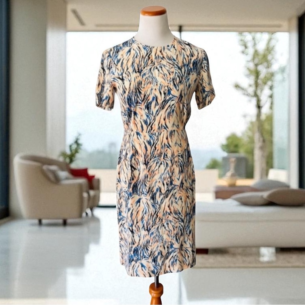 STELLA MCCARTNEY 100% SILK Print Dress Size 42